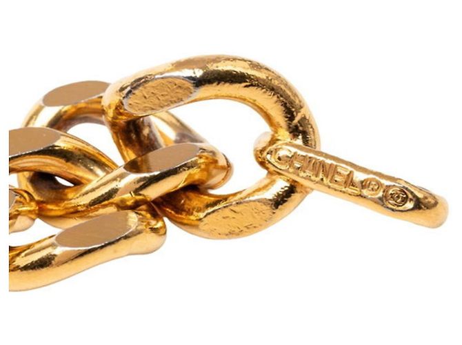 Cambon Cintura a catena Chanel placcata oro D'oro - vista 5