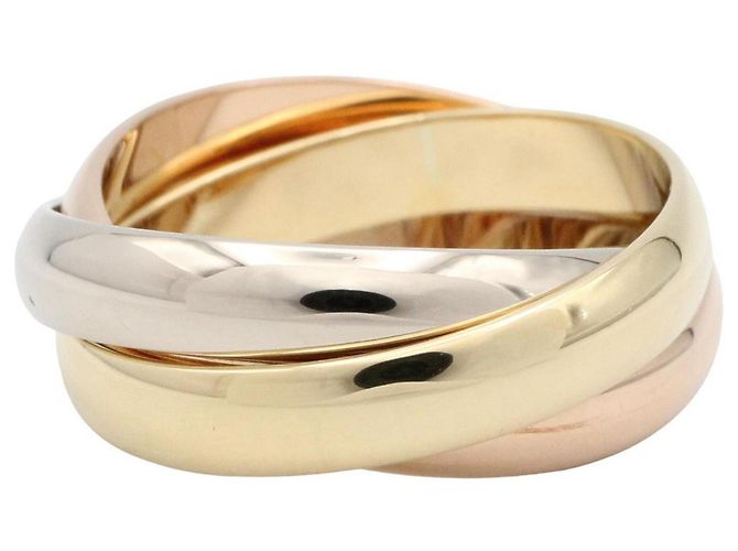 Anello Trinity di Cartier in Oro 18K Argento D'oro - vista 2