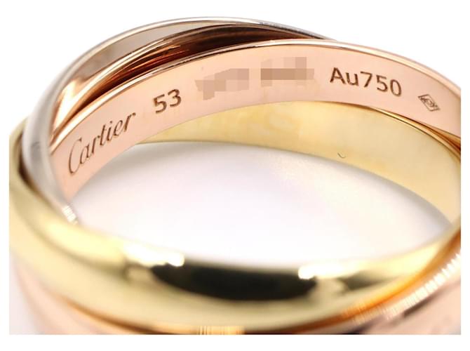 Cartier Trinity Ring Classic Silber Golden - Ansicht 3