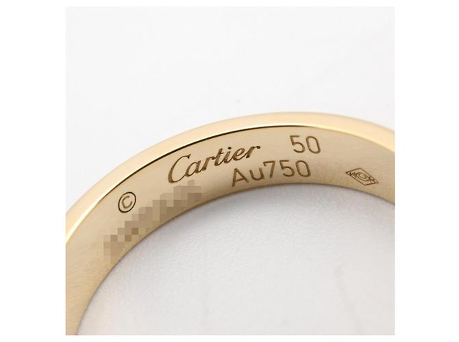 Anello Mini Love di Cartier in oro giallo 18K D'oro - vista 4