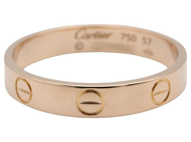 Anello Cartier Mini Love in oro rosa 18K D'oro - vista 3