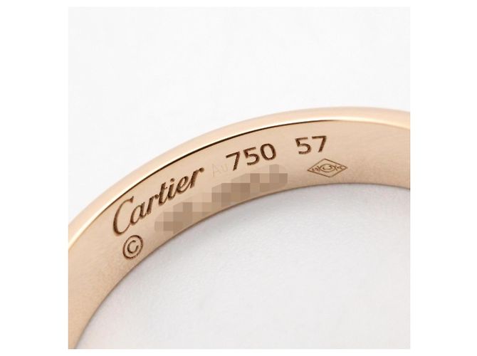 Anello Cartier Mini Love in oro rosa 18K D'oro - vista 4