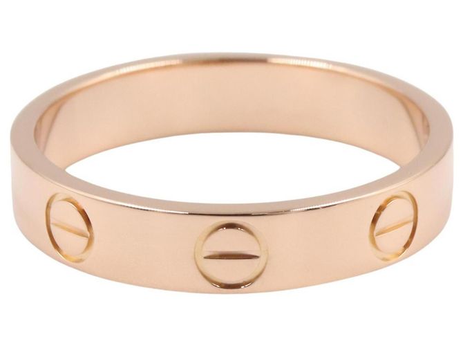 Anello Mini Love di Cartier in oro rosa 18K D'oro - vista 2