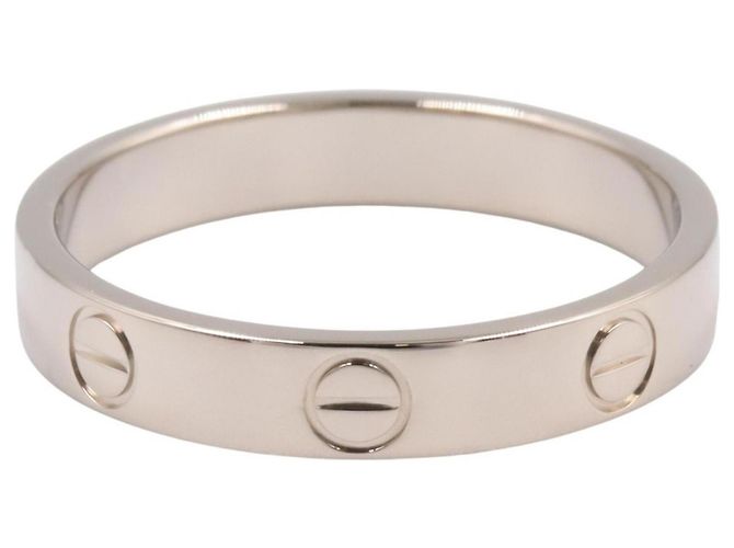 Anello Cartier Mini Love in oro bianco 18K Argento - vista 2