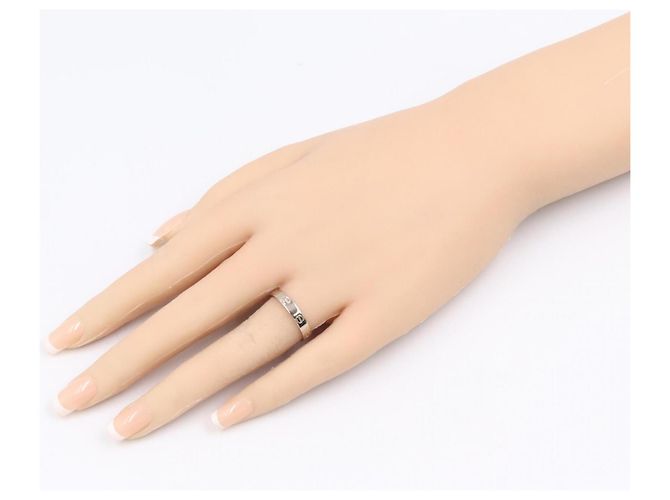 Anello Cartier Mini Love in oro bianco 18K Argento - vista 6