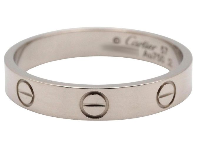 Cartier Mini Love Ring aus 18K Weißgold Silber - Ansicht 3