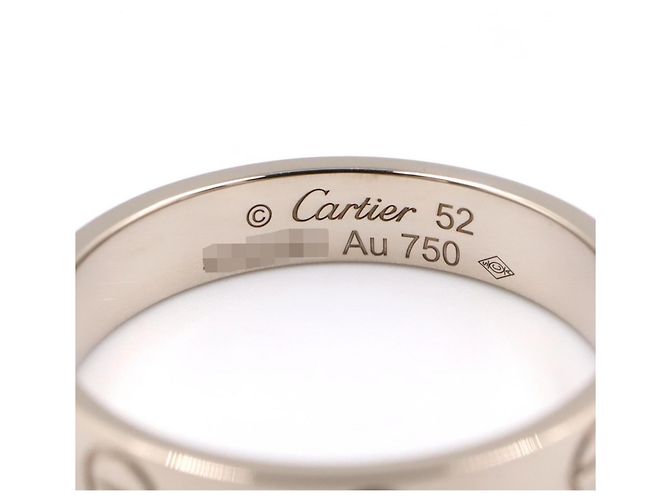 Anillo Cartier Mini Love, Oro blanco de 18K Plata - vista 3