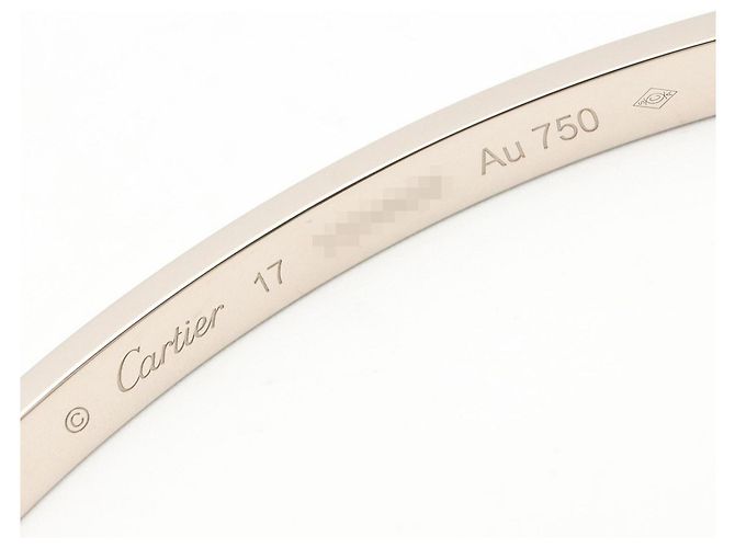 Bracciale Cartier Love in oro bianco 18K Argento - vista 3