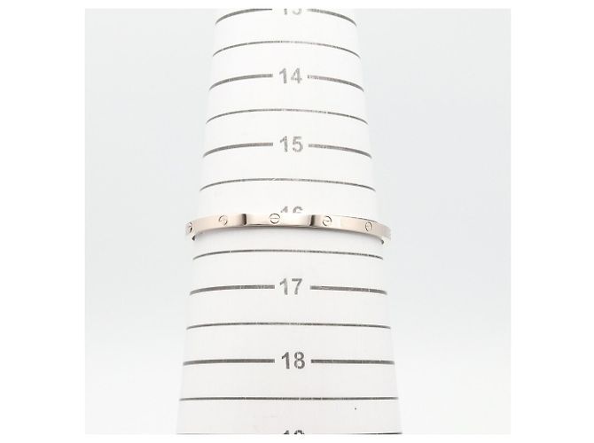 Bracciale Cartier Love in oro bianco 18K Argento - vista 5