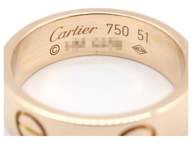 Anello Love in oro rosa 18K Cartier D'oro - vista 3