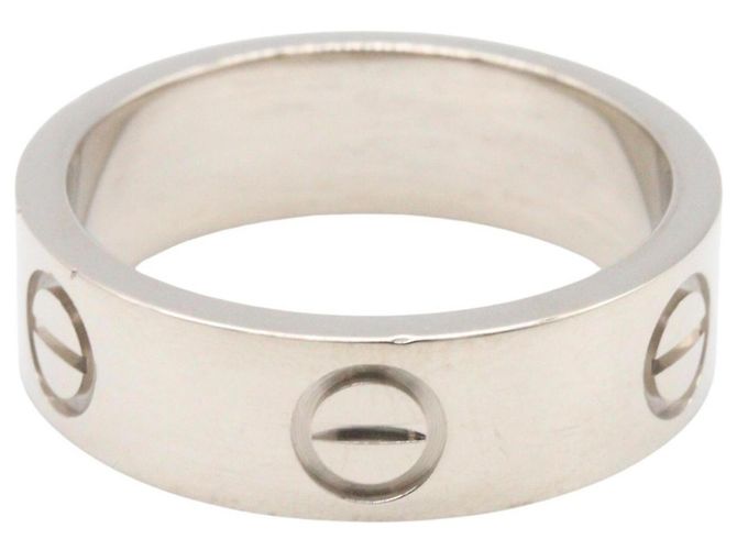 Cartier Love Ring aus 18K Weißgold Silber - Ansicht 2