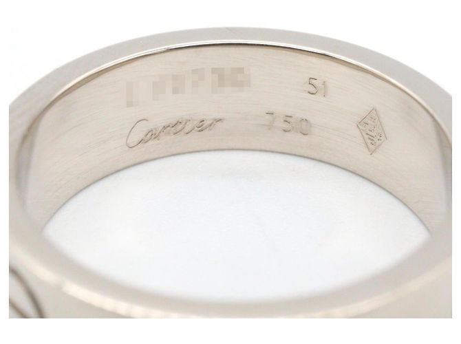Cartier Love Ring aus 18K Weißgold Silber - Ansicht 3
