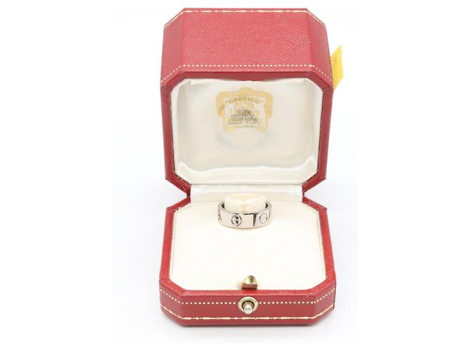 Cartier Love Ring aus 18K Weißgold Silber - Ansicht 6