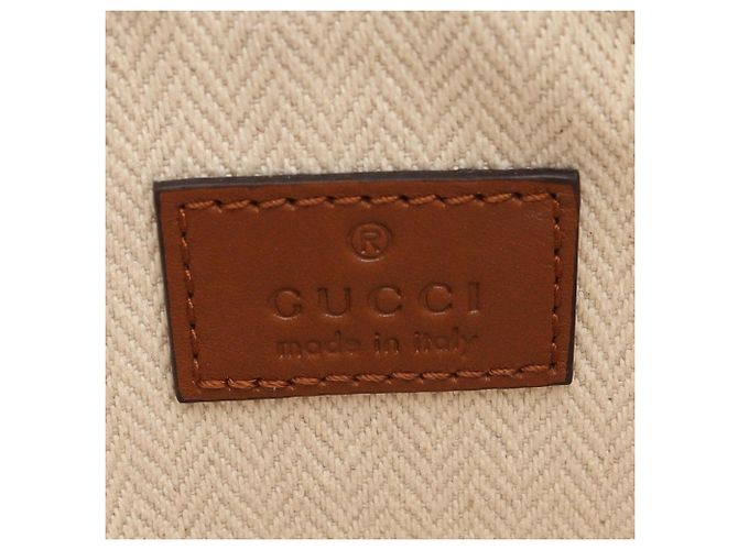 Borsa a mano/Borsa a tracolla Gucci GG Emblem Marrone Beige - vista 4