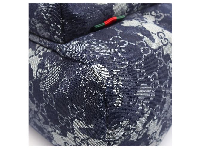 Zaino/Borsa Gucci GG Denim Blu navy - vista 6