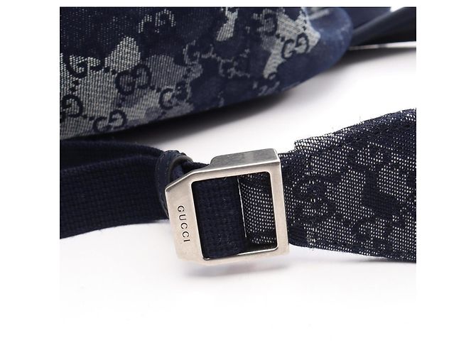 Zaino/Borsa Gucci GG Denim Blu navy - vista 7