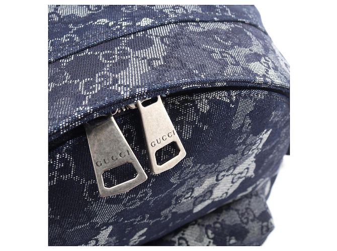 Zaino/Borsa Gucci GG Denim Blu navy - vista 8