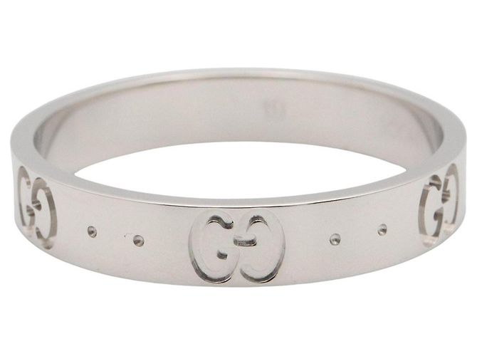Gucci Icon Ring Slim in 18K Weißgold Silber - Ansicht 3