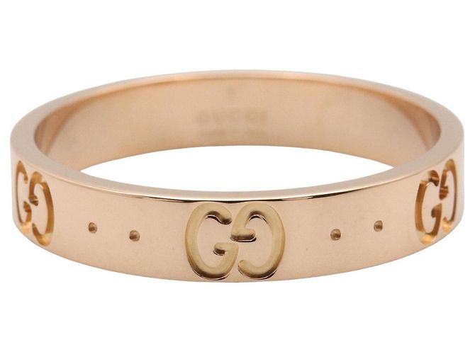 Anello Gucci Icon Slim in oro rosa 18K D'oro - vista 2