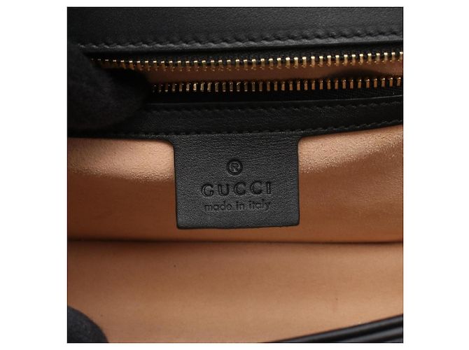 Borsa a tracolla 2 vie Gucci Sylvie Sherry Line GG Pattern Nero Multicolore - vista 4