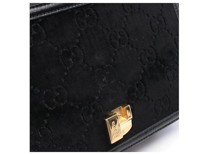 Borsa a tracolla 2 vie Gucci Sylvie Sherry Line GG Pattern Nero Multicolore - vista 5
