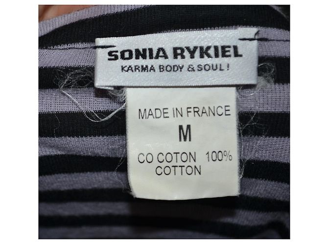 Sonia Rykiel Cardigan mit Streifen Schwarz Grau - Ansicht 4