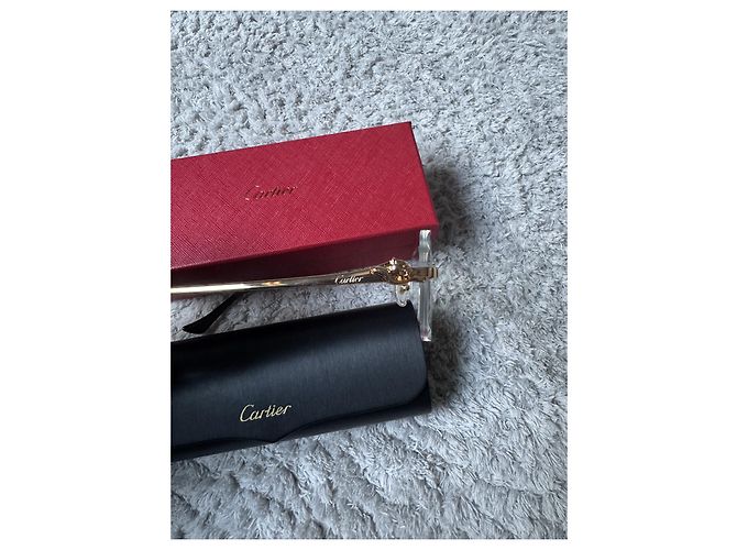 Cartier Brille - Diamond Cut Finish - getönte Gläser - Ansicht 2