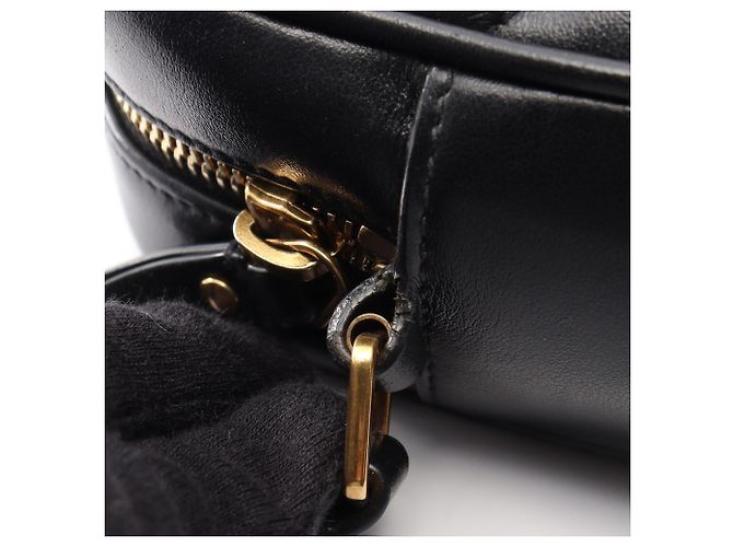 Borsa a Spalla Saint Laurent Paris LOU Monogram Nero - vista 6
