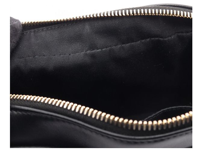 Borsa a Spalla Saint Laurent Paris LOU Monogram Nero - vista 9
