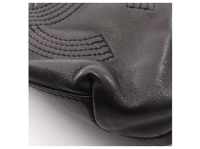 Zaino/Borsa a coulisse Chanel Coco Mark Small Nero - vista 9
