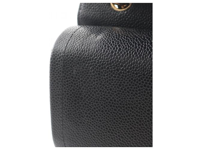 Timeless Borsa a Spalla Chanel Large Matelassé Classic Double Flap Nero - vista 6