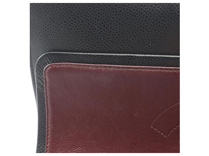 Borsa a tracolla Chanel Large Matelassé Classic Double Flap Nero - vista 8