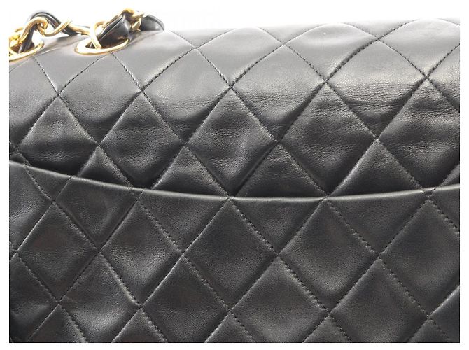 Timeless Borsa a Spalla Chanel Large Matelassé 34 Nero - vista 10