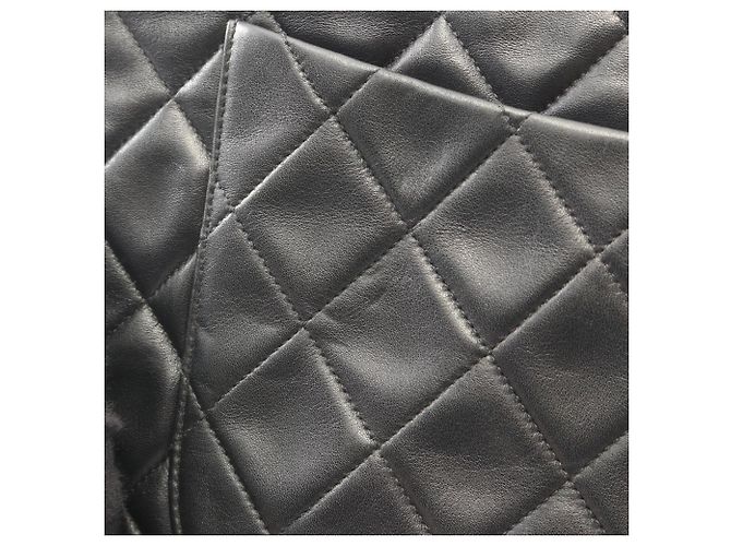 Timeless Borsa a Spalla Chanel Large Matelassé 34 Nero - vista 11