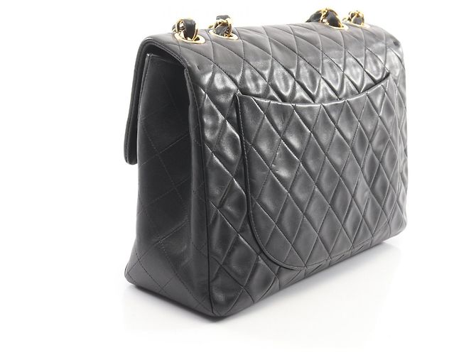 Timeless Borsa a Spalla Chanel Large Matelassé 34 Nero - vista 2