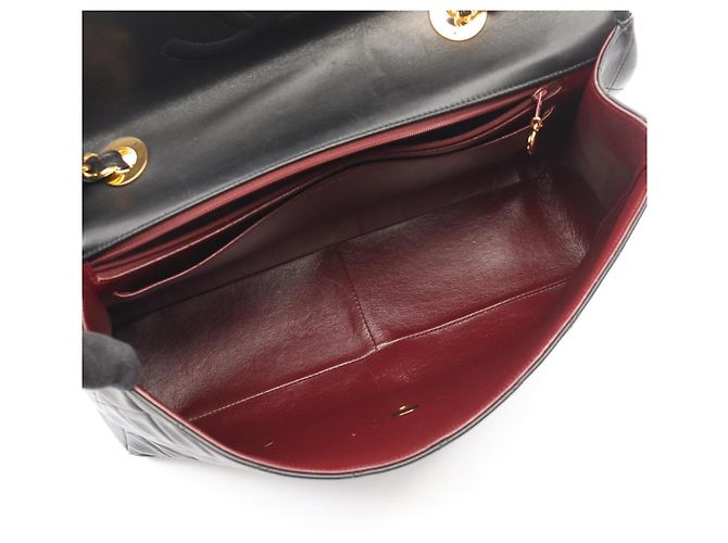 Timeless Borsa a Spalla Chanel Large Matelassé 34 Nero - vista 3