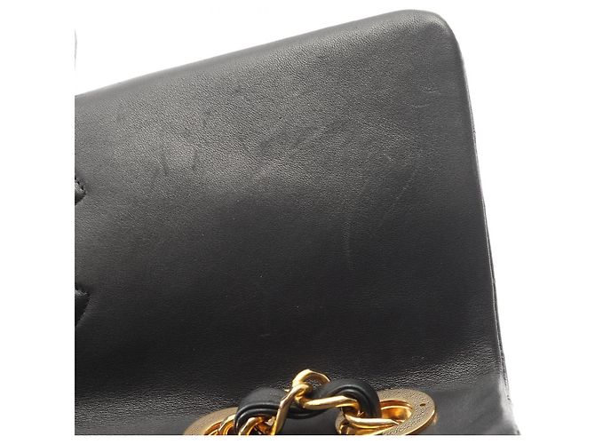 Timeless Borsa a Spalla Chanel Large Matelassé 34 Nero - vista 8