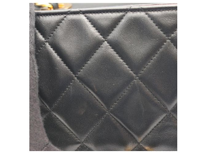 Timeless Borsa a Spalla Chanel Large Matelassé 34 Nero - vista 9