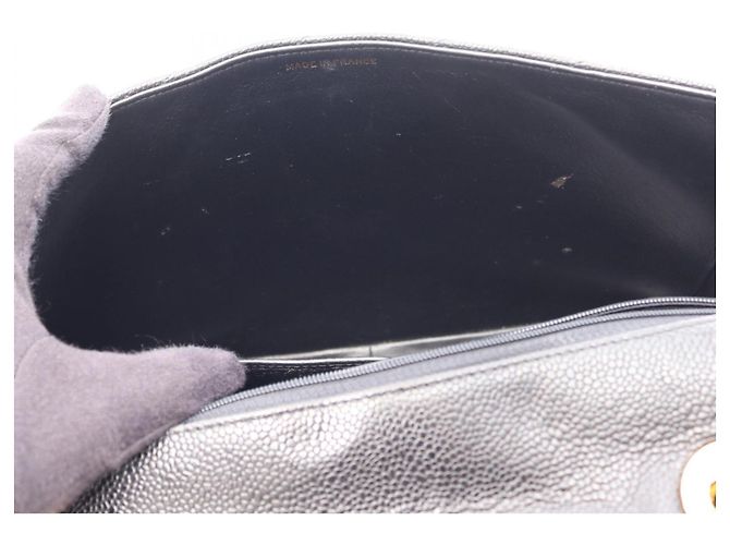 Timeless Borsa a tracolla Chanel Bias Stitch Coco Mark Nero - vista 6