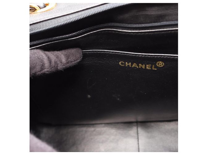 Timeless Borsa a tracolla Chanel Bias Stitch Coco Mark Nero - vista 7