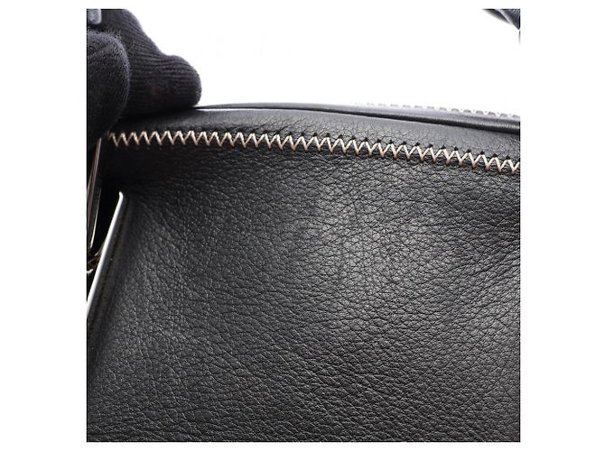 Borsa Chanel in pelle di agnello nera Nero - vista 8