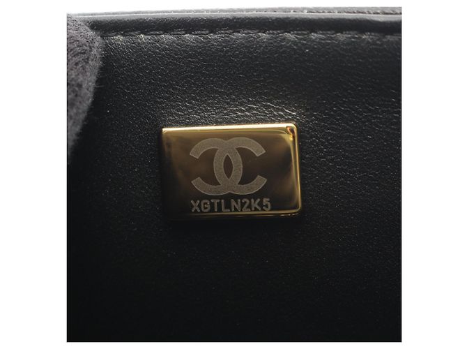 Borsa a Spalla Chanel Boy Small Nero - vista 5