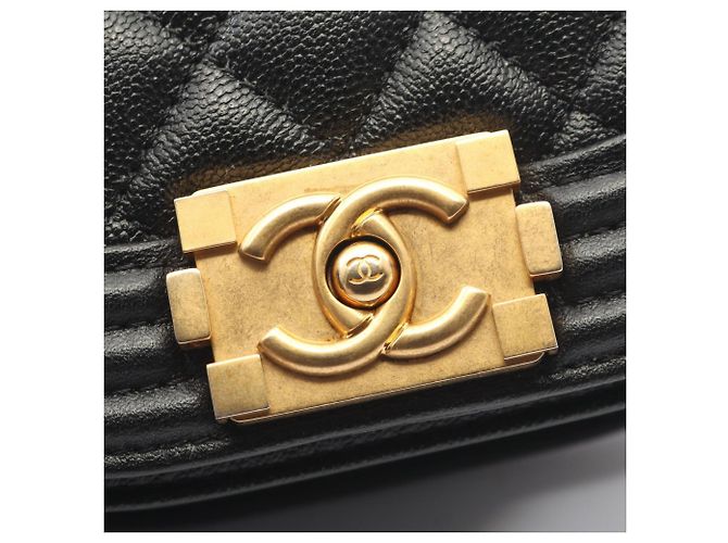 Borsa a Spalla Chanel Boy Small Nero - vista 6