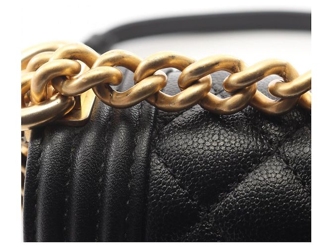 Borsa a Spalla Chanel Boy Small Nero - vista 8