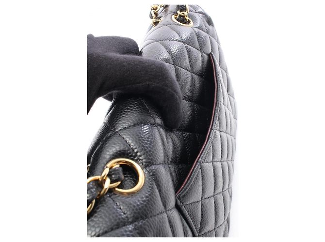 Timeless Borsa a Spalla Chanel Matelassé Double Flap Nero - vista 6