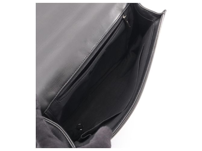 Borsa a Spalla Chanel Boy Large Nero - vista 3