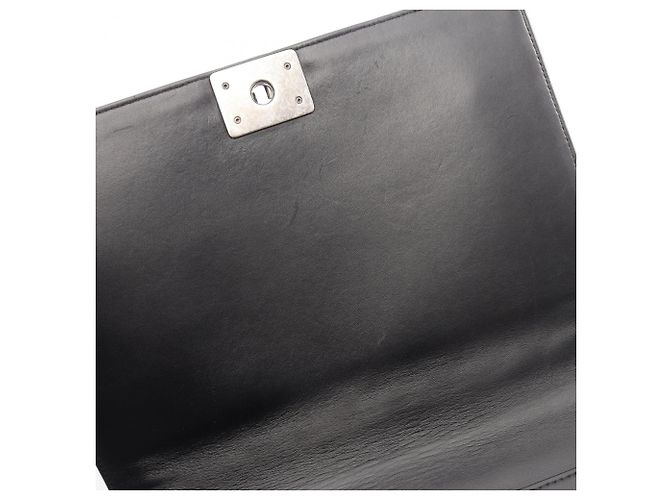 Borsa a Spalla Chanel Boy Large Nero - vista 6