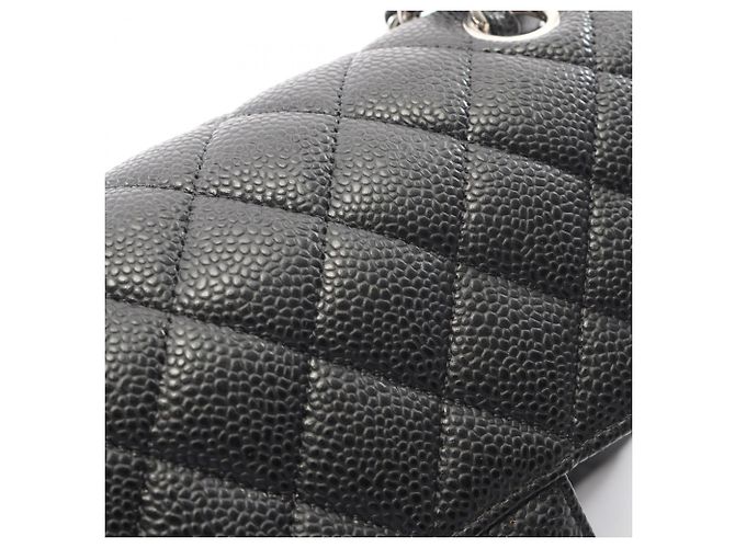 Borsa a tracolla Chanel Matelassé Double Flap Nero - vista 10