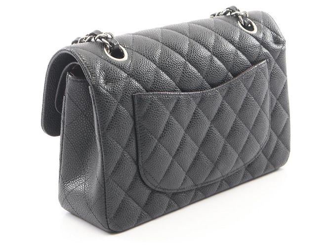 Borsa a tracolla Chanel Matelassé Double Flap Nero - vista 2