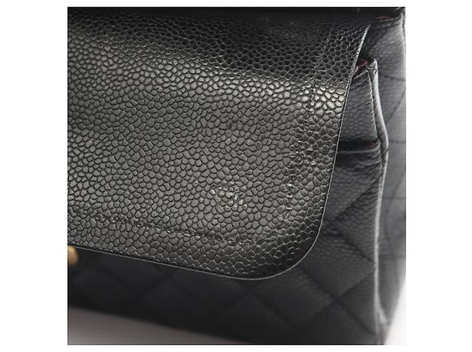 Borsa a tracolla Chanel Matelassé Double Flap Nero - vista 6